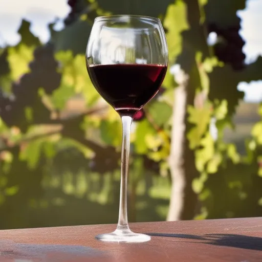 

A close-up of a glass of red wine with a bunch of grapes in the background, highlighting the variety of grapes used in the Bordeaux and South West regions of France.