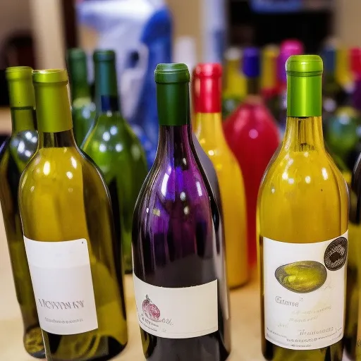 

A photo of a variety of wine bottles, each labeled with a different grape variety from around the world.