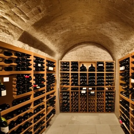 

A picture of a wine cellar, filled with bottles of different varieties of wine, representing the exploration of different grape varieties in the world of wine.