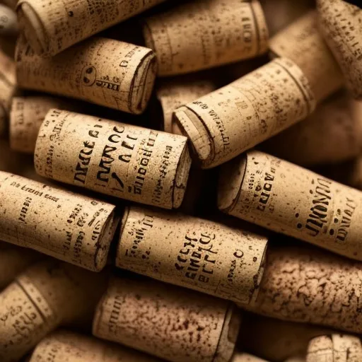 

A close-up image of a cork from a wine bottle, showing the intricate details of its texture.